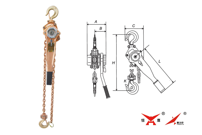 防爆手扳葫蘆作業包括：提升、牽引、下降、校準等。起重重量根據防爆手扳葫蘆規格